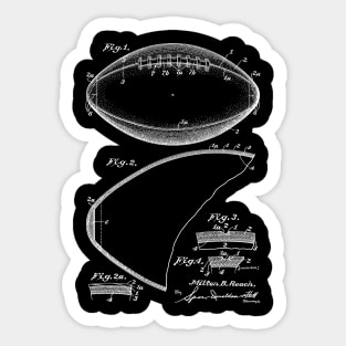 Play Ball Vintage Patent Hand Drawing Sticker